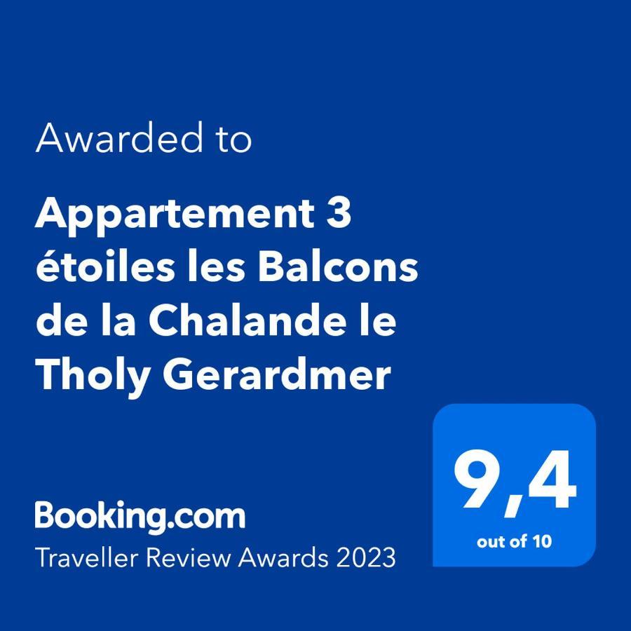 Appartement Les Balcons De La Chalande Le Tholy Gerardmer, Jardin,Balcon, Terrasse, エクステリア 写真